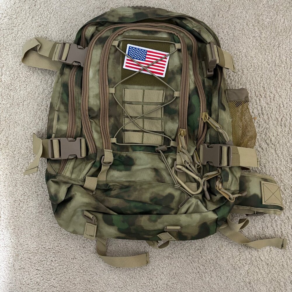 Desert Camo Savage Survival Bag